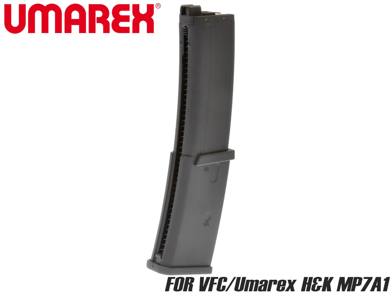 Umarex MP7 GBBR スペアマガジン Gen2(40連) BK | ミリタリーベース