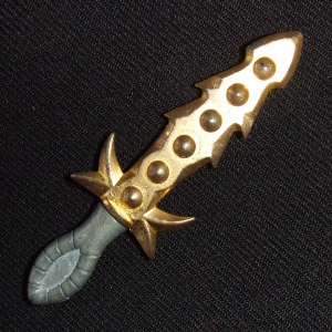 ビックリマンガチャ当時物ダイキャスト製ワンダーマリアの剣六星球ソード