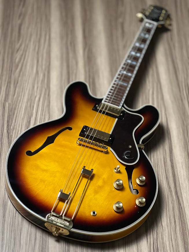 Epiphone Sheraton (Frequensator) in Vintage Sunburst with Bag