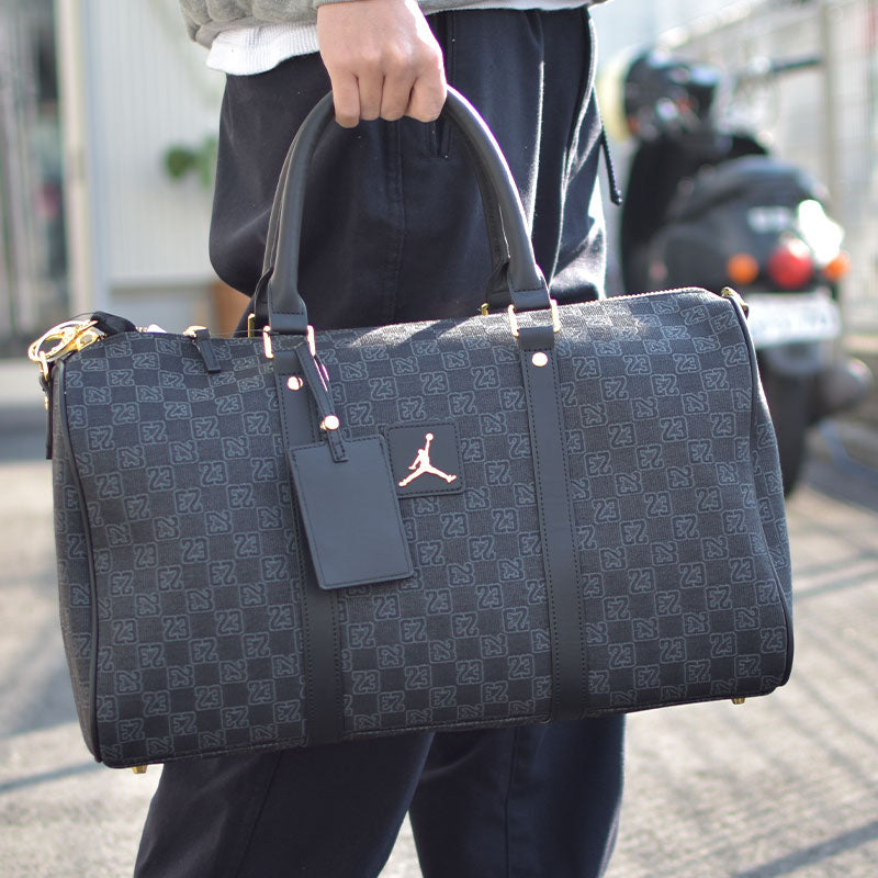 JORDAN BRAND MONOGRAM DUFFLE BAG BLACK – nouvelle