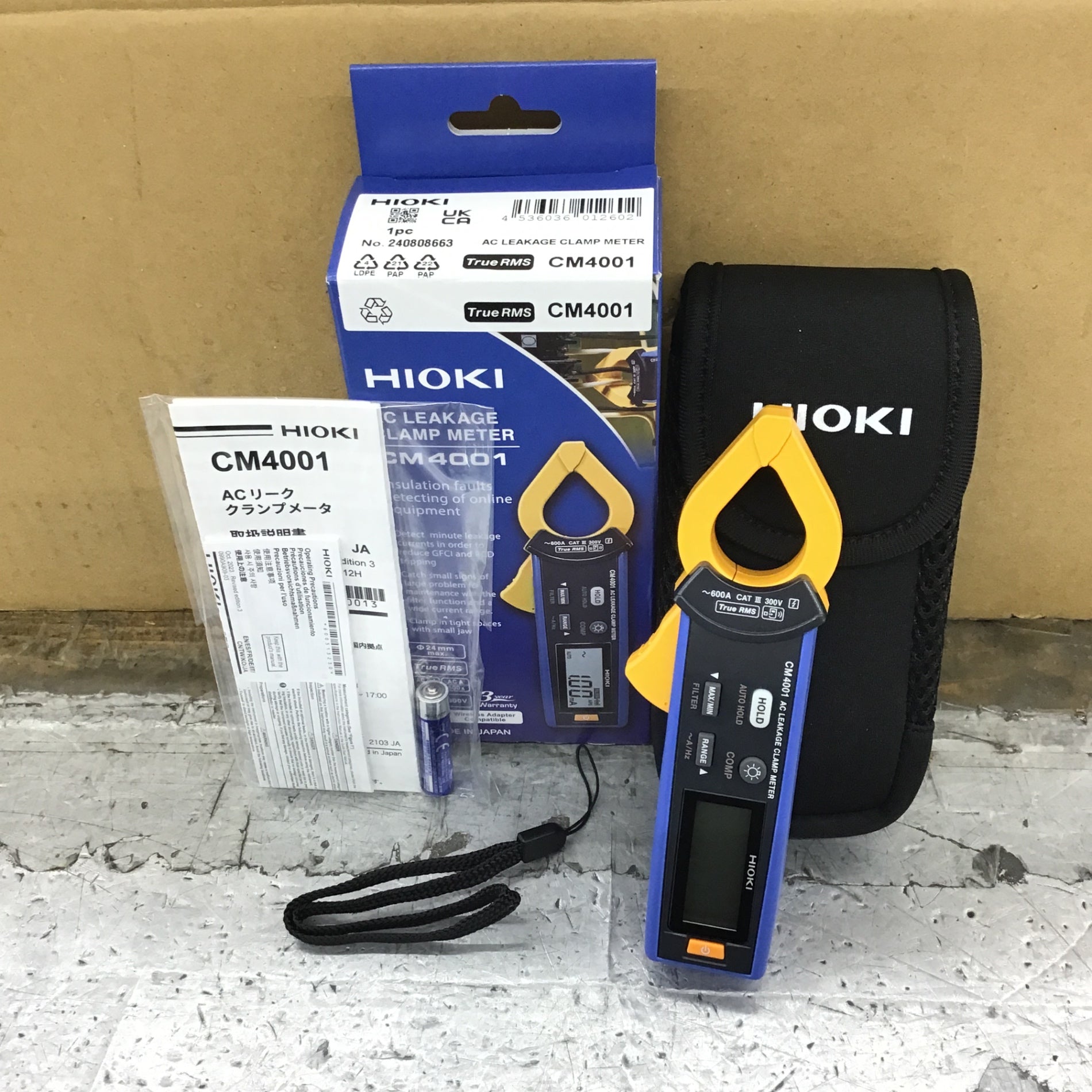 〇日置電機(HIOKI) ACリーククランプメーター CM4001【所沢店