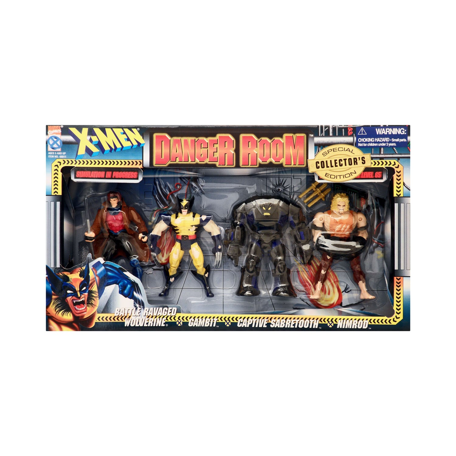 X-Men Danger Room 5-Inch Action Figure 4-Pack (Battle Ravaged