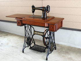 SINGER 66K シンガー製 足踏みミシン 足踏みミシン・手回しミシンの