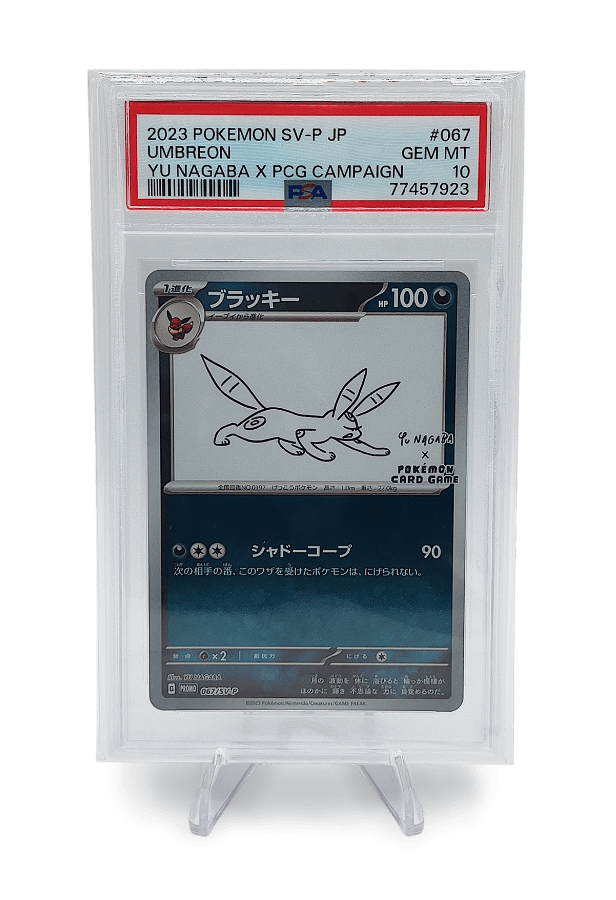 UMBREON 067/SV-P PSA GEM MINT 10 - Yu Nagaba x PCG Campaign Promo
