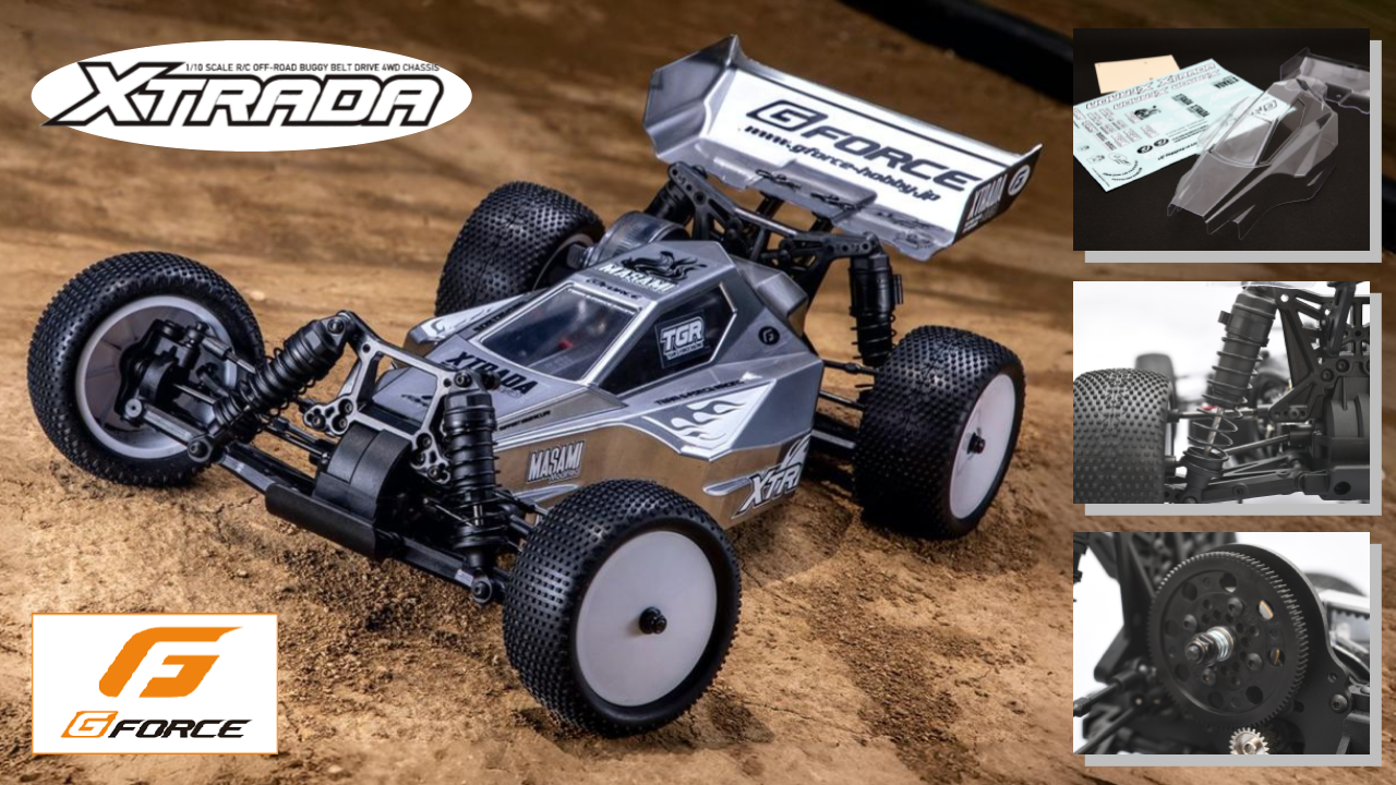 New from G-Force: XTRADA 4WD Buggy Kit and Complete Parts