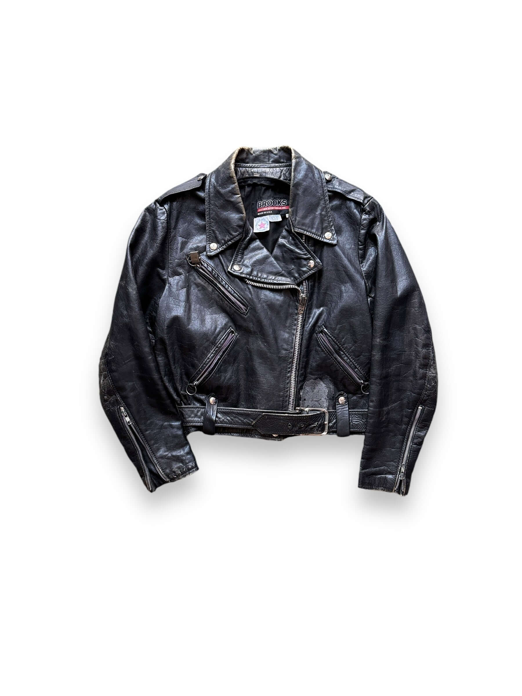 Vintage Brooks Leather Jacket SZ 36 – The Barn Owl Vintage Goods