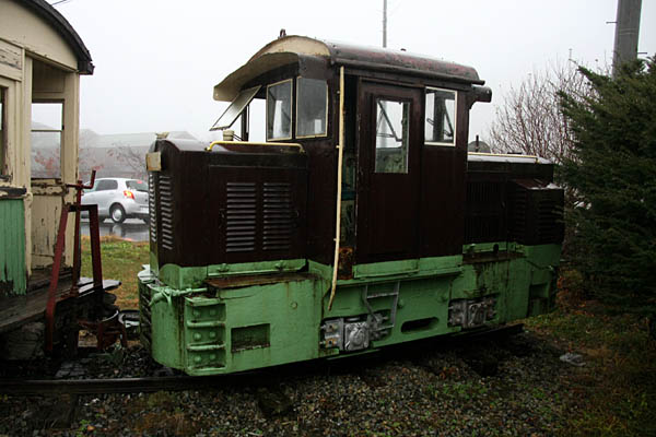 木曽森林鉄道No99＋C形客車＋運材台車