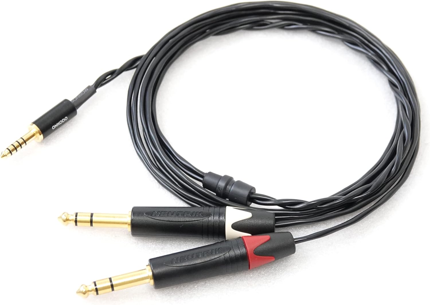 MOGAMI モガミ 2944 オーディオYケーブル (4.4mm5極オス ︎ TRSオス×2)