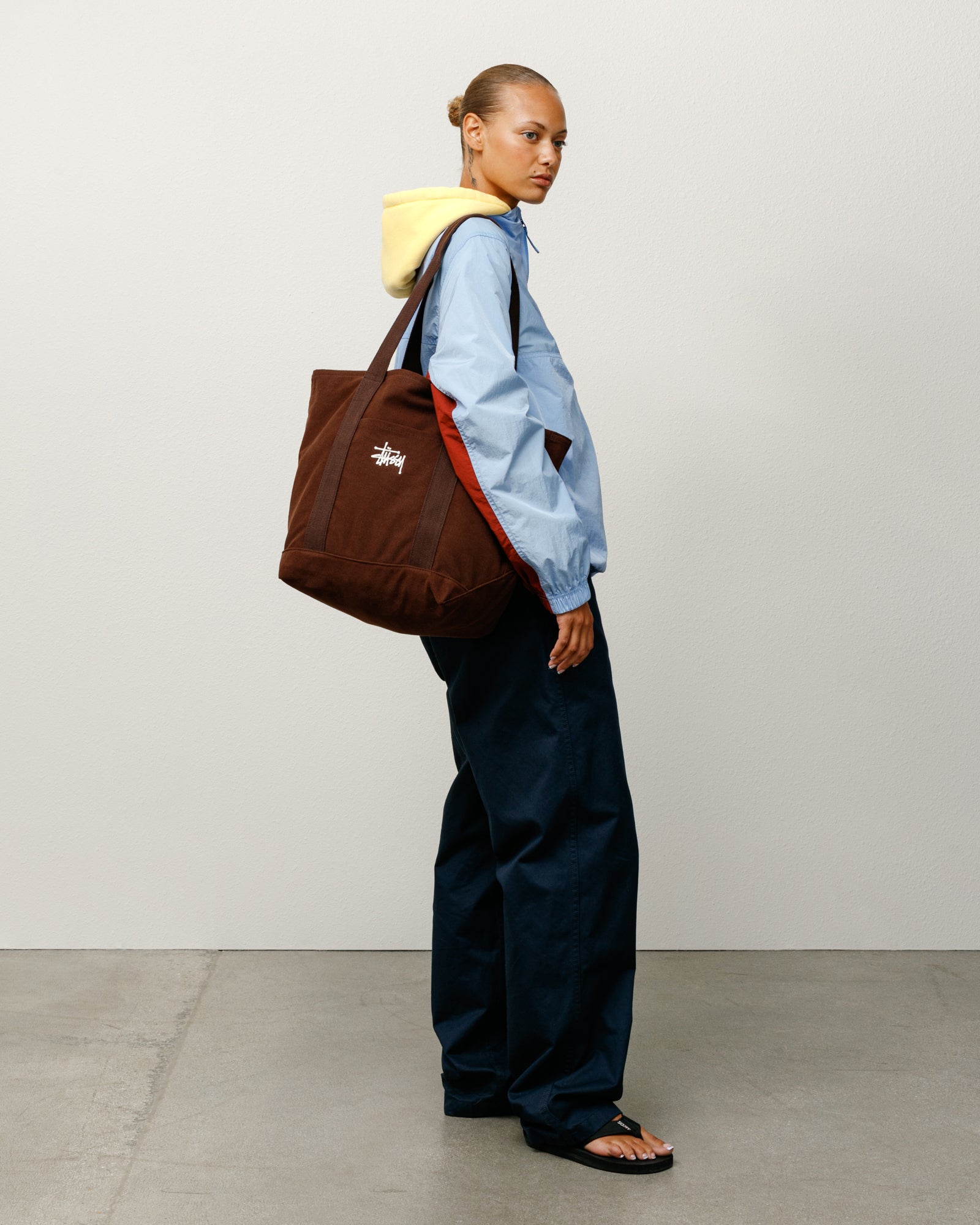 Canvas Market Tote – Brown | Accessories | Stüssy Canada