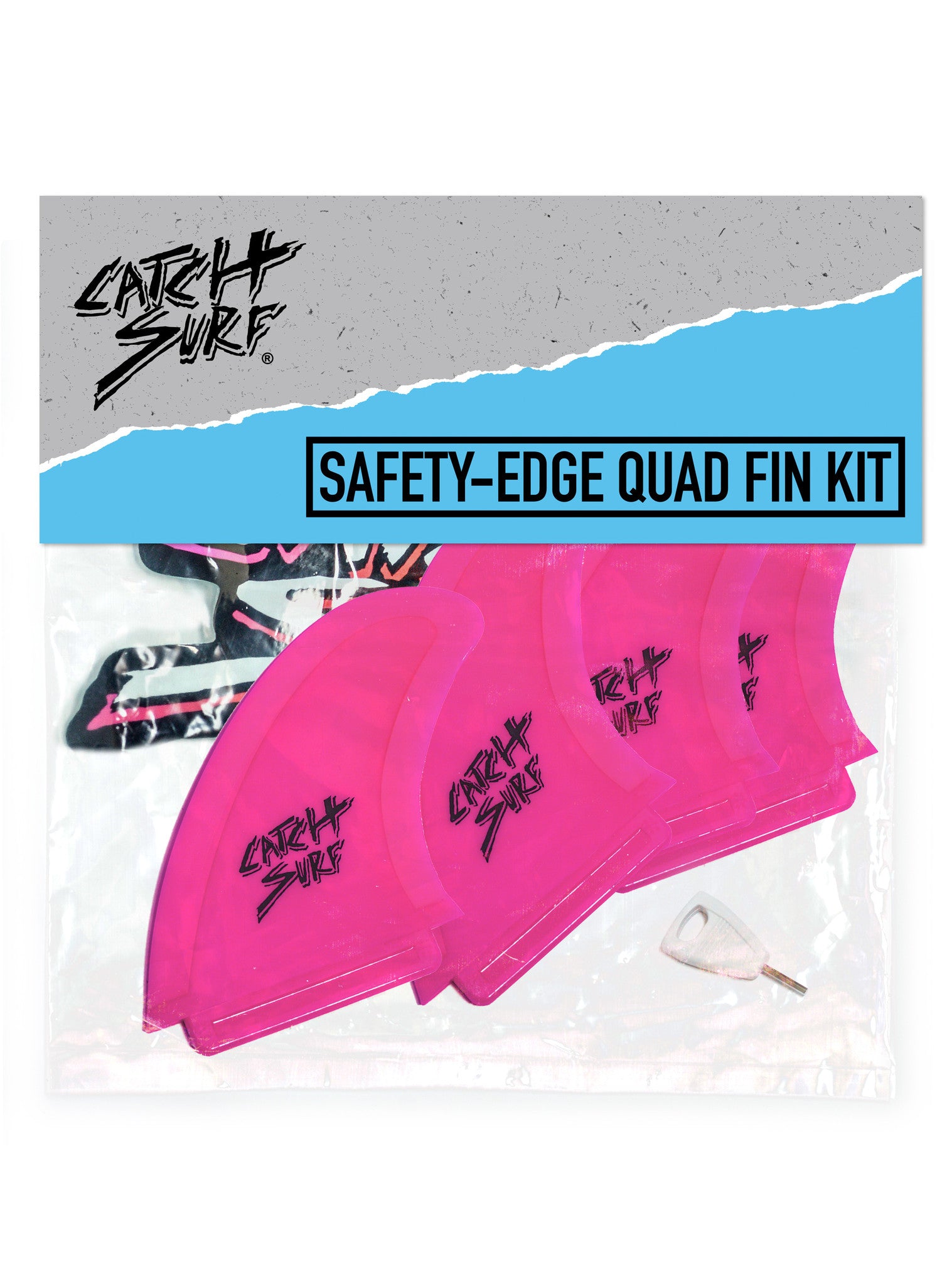 Safety-Edge Quad Fin Set – Catch Surf®
