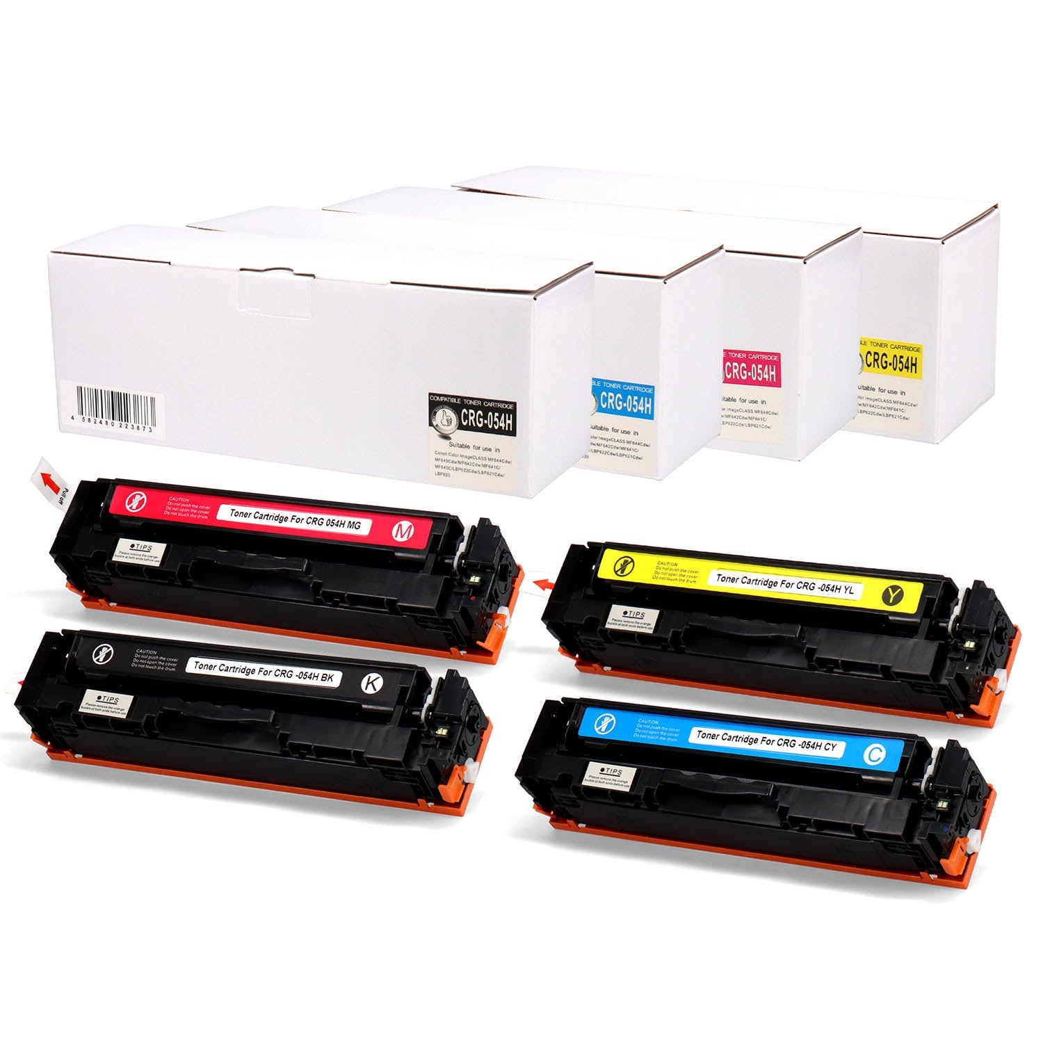 キヤノン用 CRG-054H 互換トナー 4色セット 大容量 – インクのチップス本店