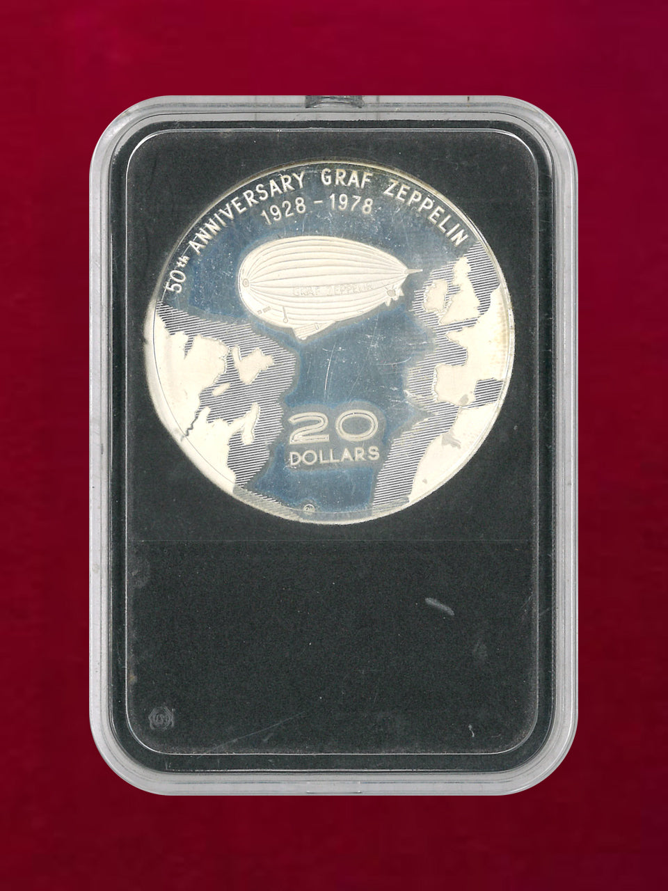 ドミニカ】20ドル 銀貨 プルーフ 1978［B-0000345］ – ワールド