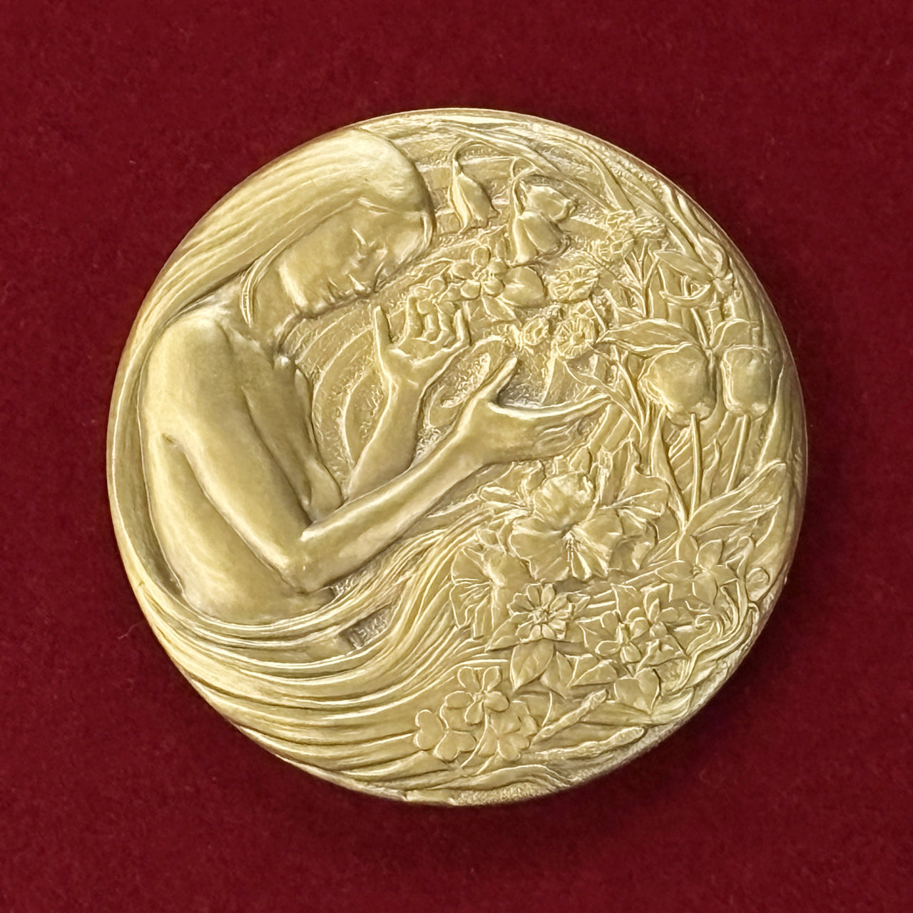 日本】平成十六年 桜の通り抜け記念銅メダル 御衣黄 平成16(2004)［C