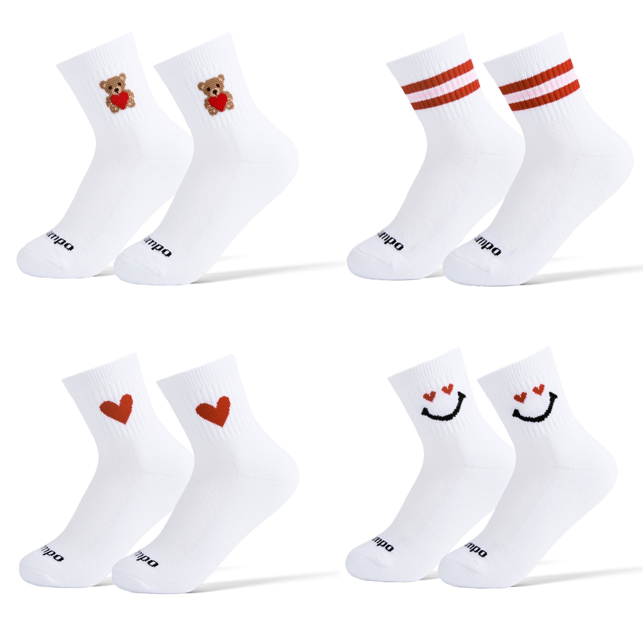 Valentine's Pack - del campo golf socks | made in the USA