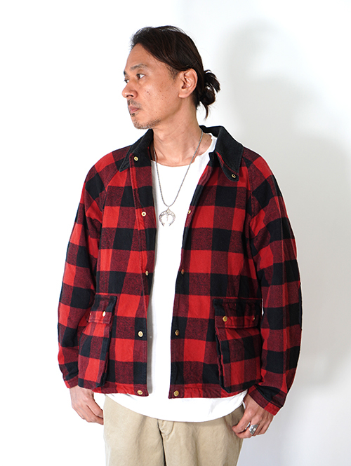 REMI RELIEF ブロックチェックネルフィールドJKT(エルボーパッチ) を