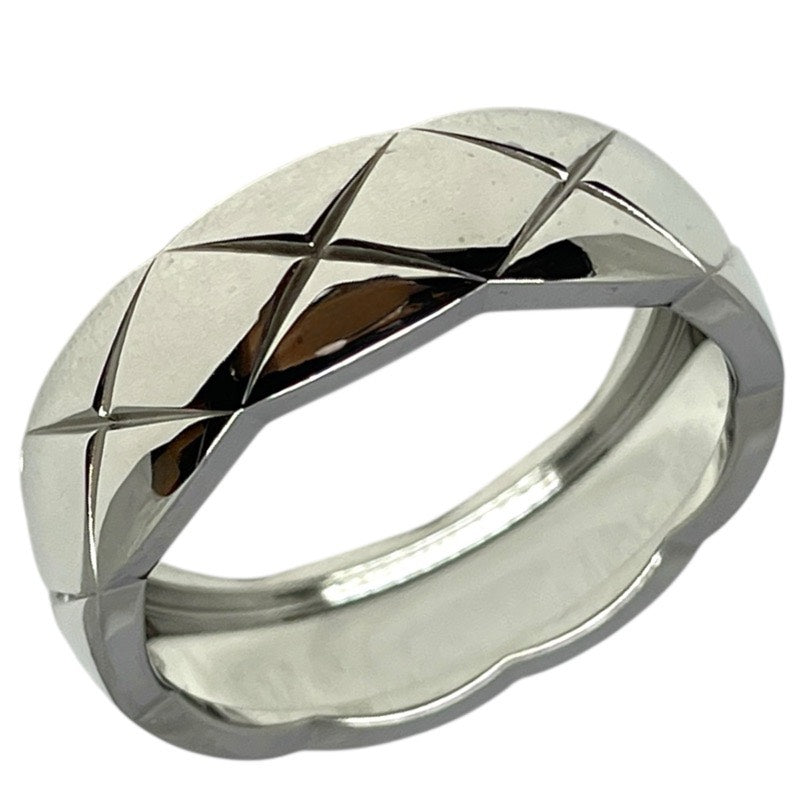 シャネル CHANEL ココクラッシュリング M ホワイトゴールド 750WG