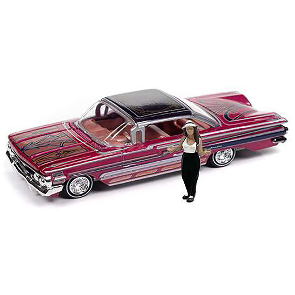 1960 Chevy Impala SS Lowrider (Purple) w/Female Figure – Heartland