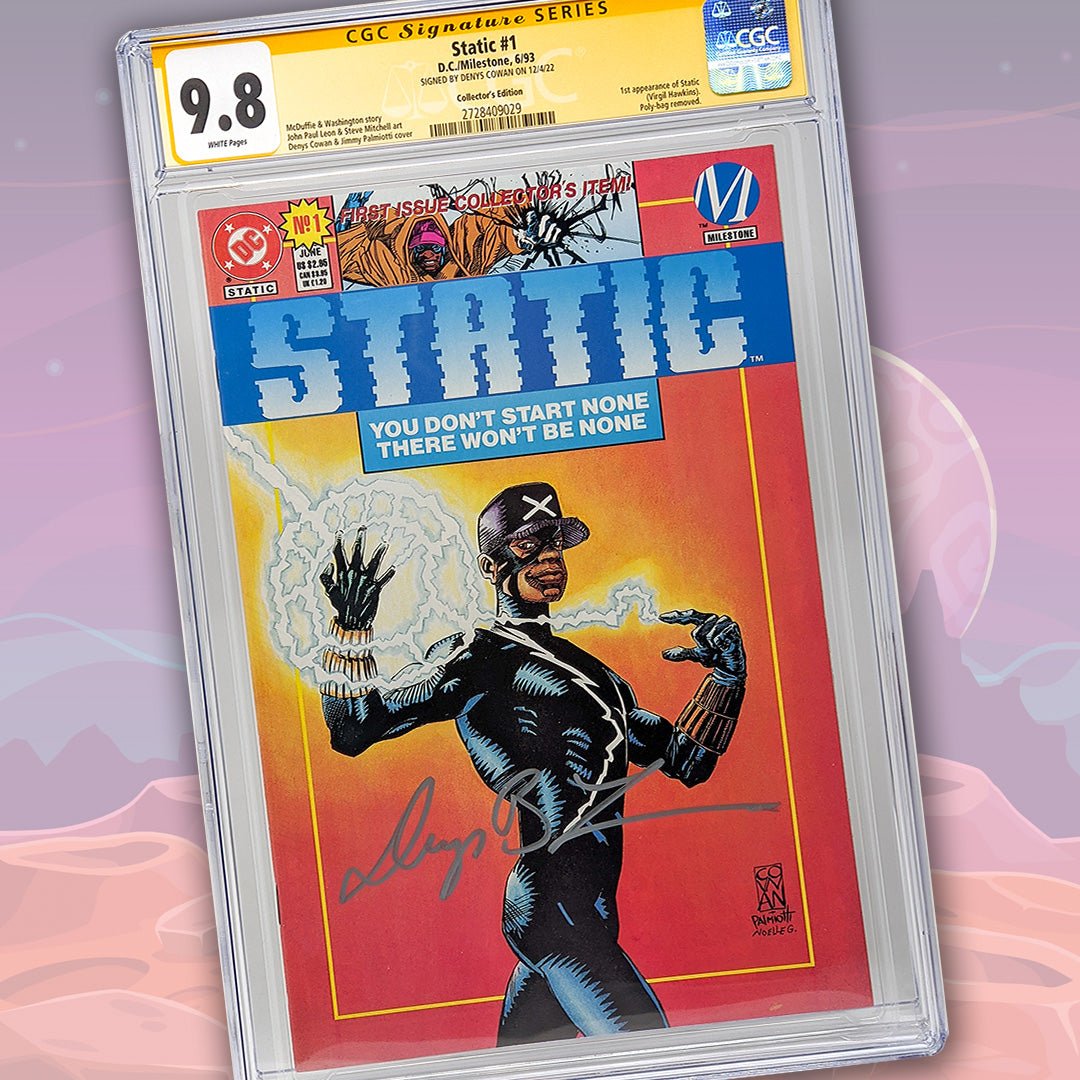 Static #1 Collector's Edition DC/Milestone CGC Signature Series 9.8 Si