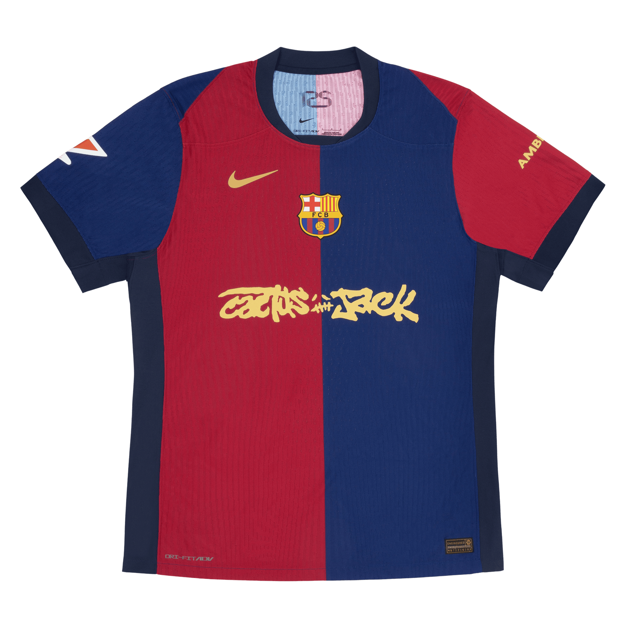 FC BARCELONA 2024/25 MATCH HOME X CACTUS JACK JERSEY – The Garden