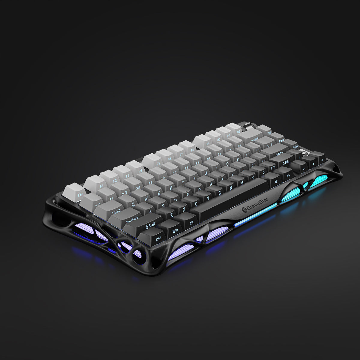 Mercury K1 グラデーションブラック 75%ゲーミングメカニカル