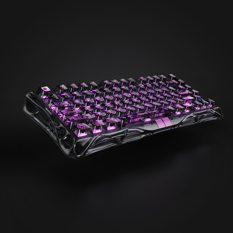 GravaStar Mercury V75 Lite透明ブラック｜ホールエフェクトゲーミング