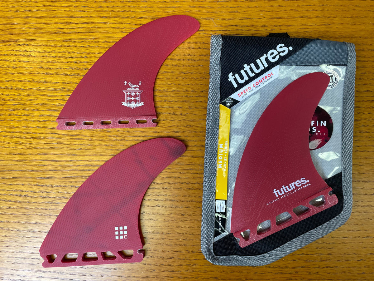 Futures Fins CONTROL 2.0 COFFIN BROS F.GLASS Mサイズ トライフィン