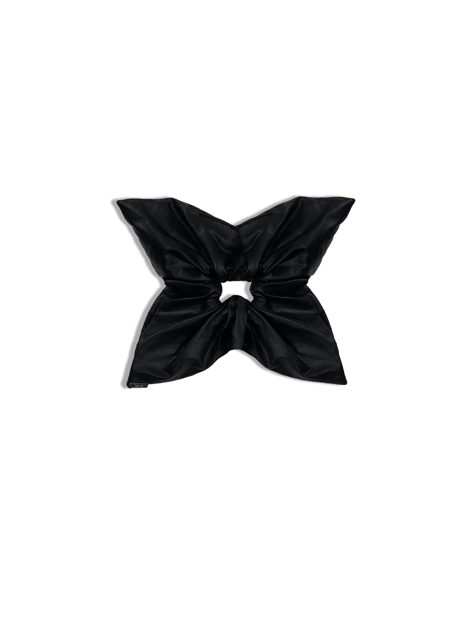 Medium Square Leather-Style Scrunchie – heyep