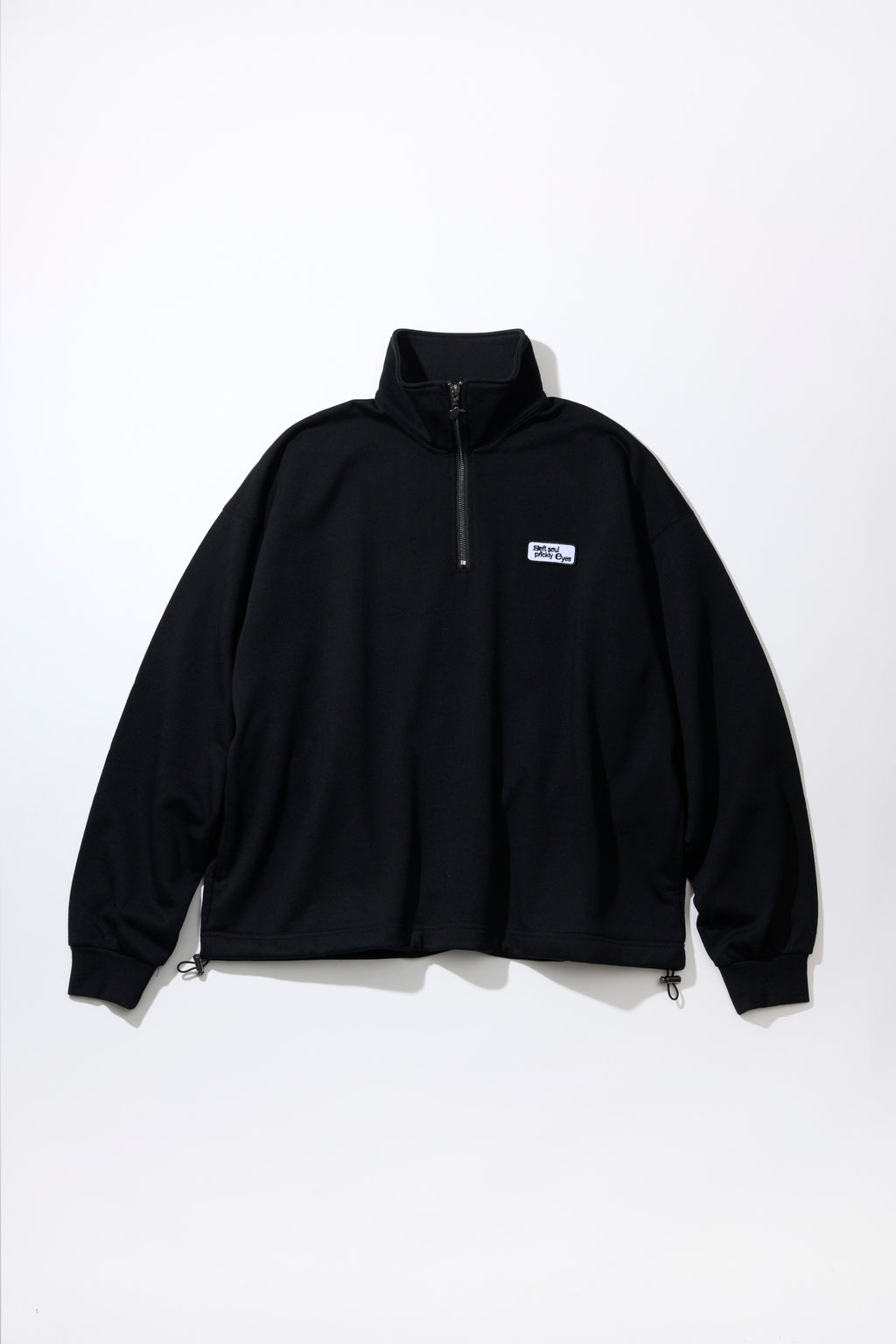 刺繍ハーフジップトレーナー [BLACK] – 羊文学 Official Store