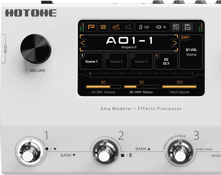 Hotone Ampero II: Modelador de Amp e Processador de Efeitos Premium