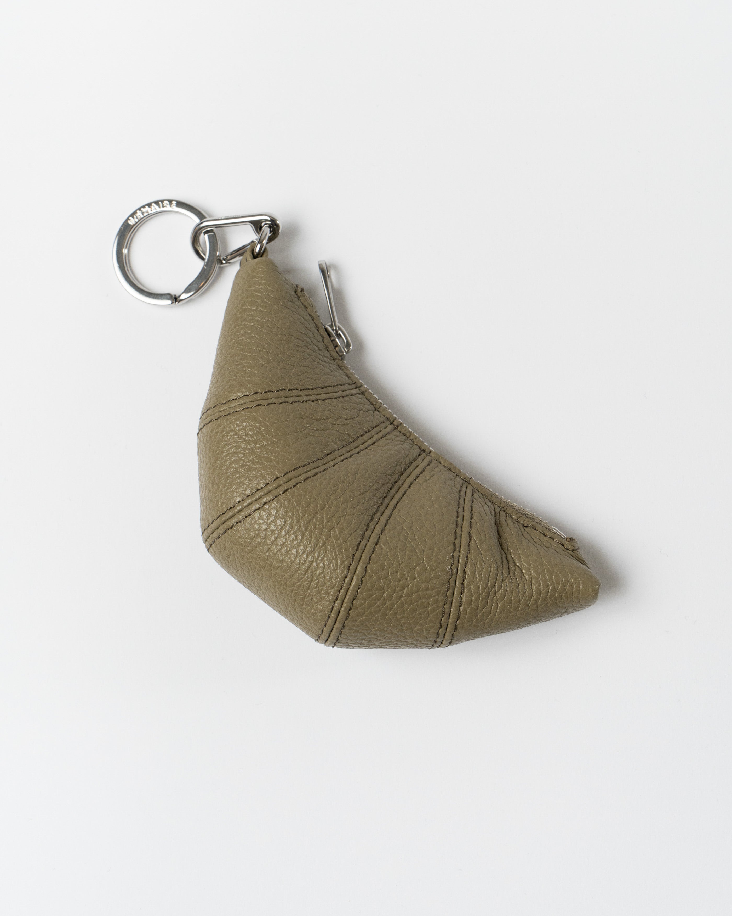 Lemaire Mini Croissant Key Ring in Dark Chocolate Curated at Jake