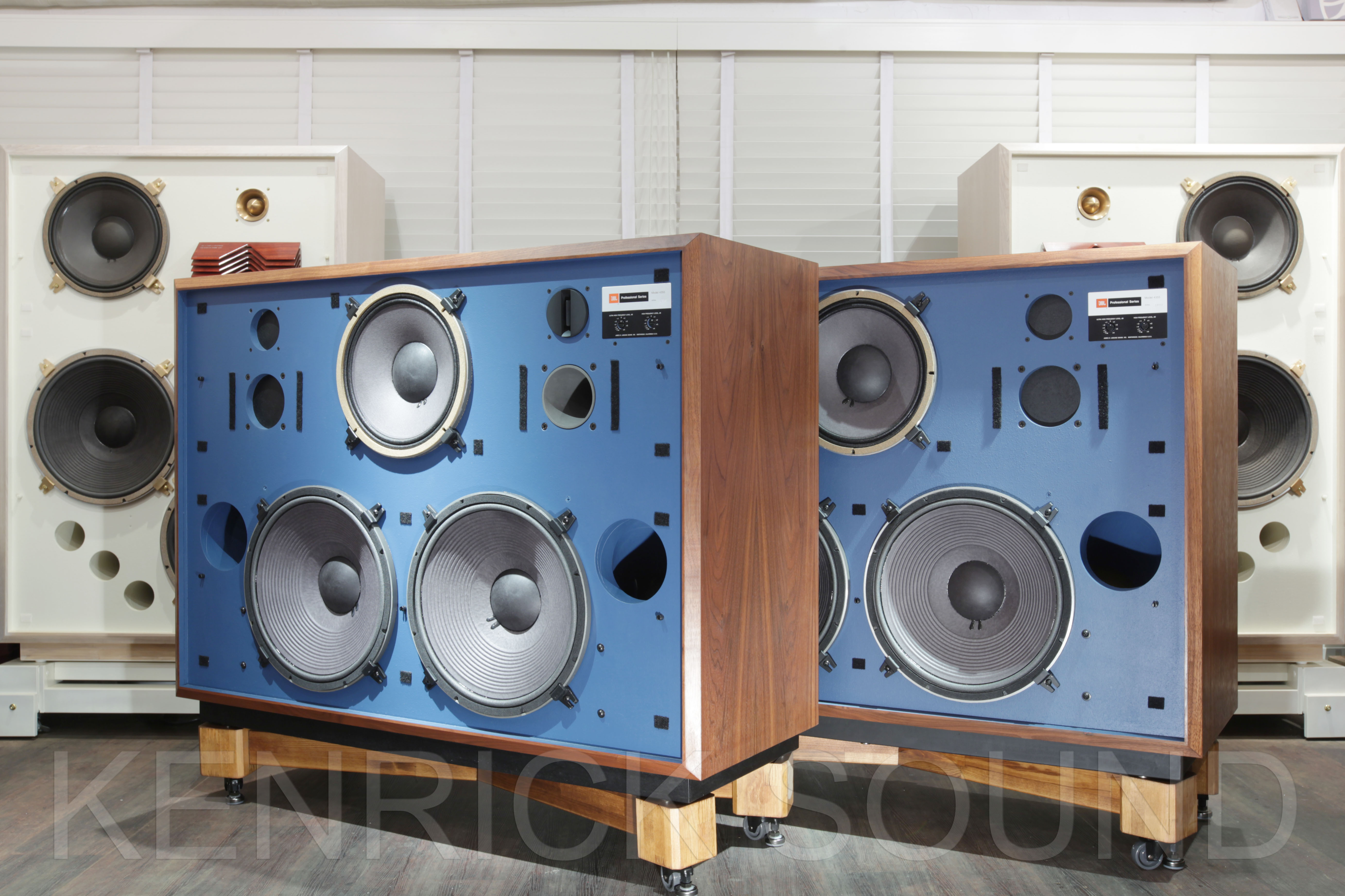 JBL 4355 フルレストア新品同様ダブルウーファーモニター - ケンリック