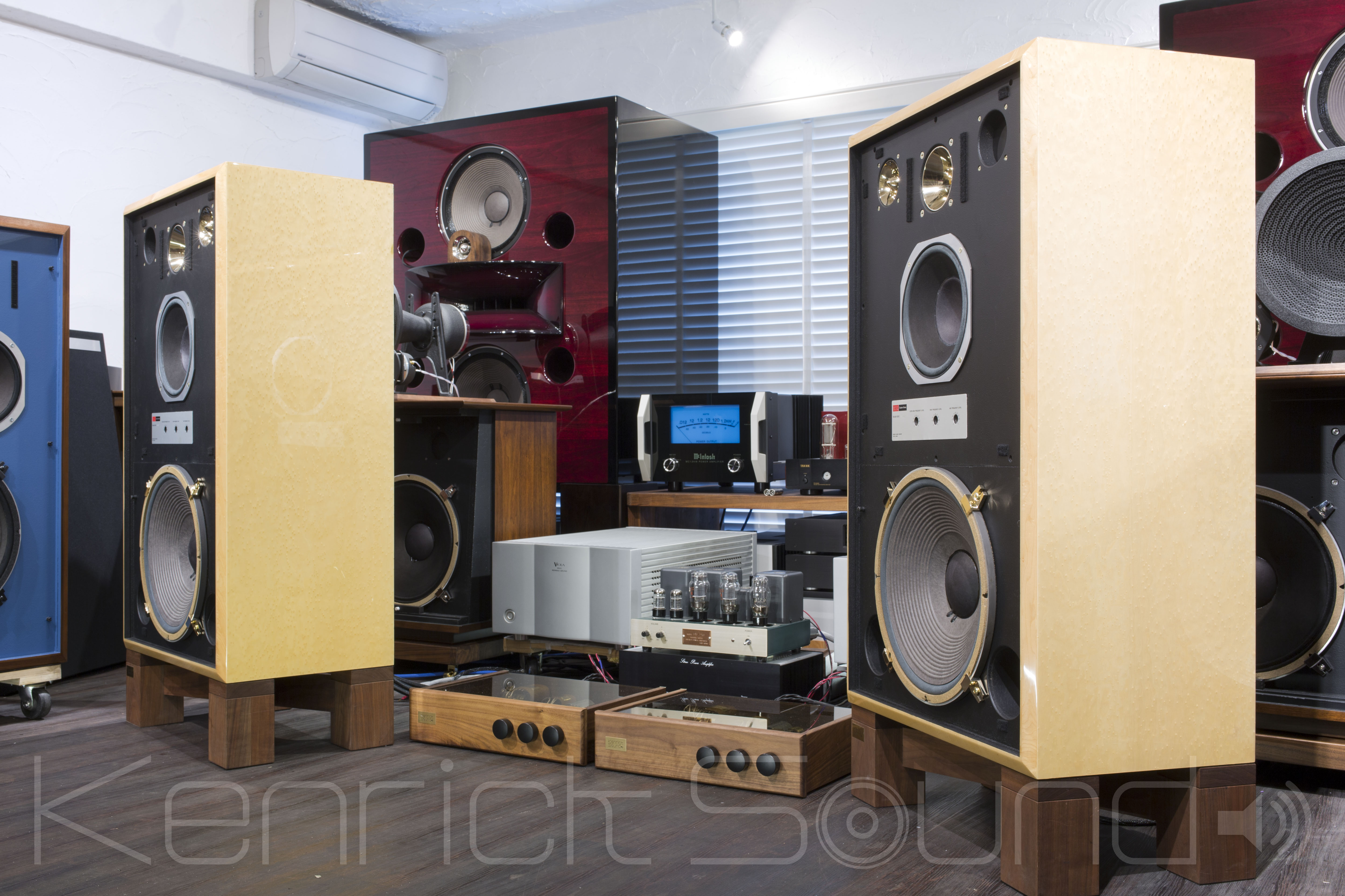 KRS 4343 新品キャビネット JBLアルニコ再着磁 最高峰ネットワーク