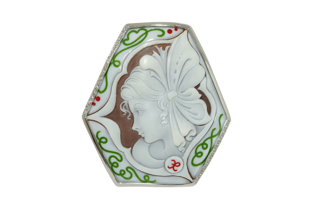 Crescenzo Garofalo【クレツェンソ ガロファロ】K18WGシェルカメオ