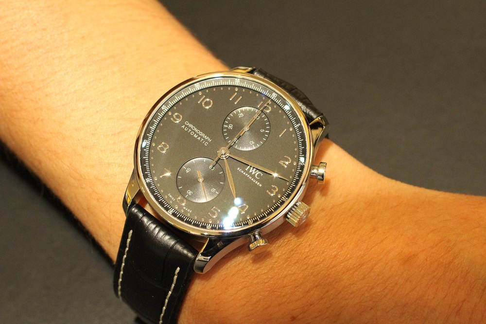 IWC】ご記念ウォッチ！ポルトギーゼ・クロノグラフ～黒文字盤