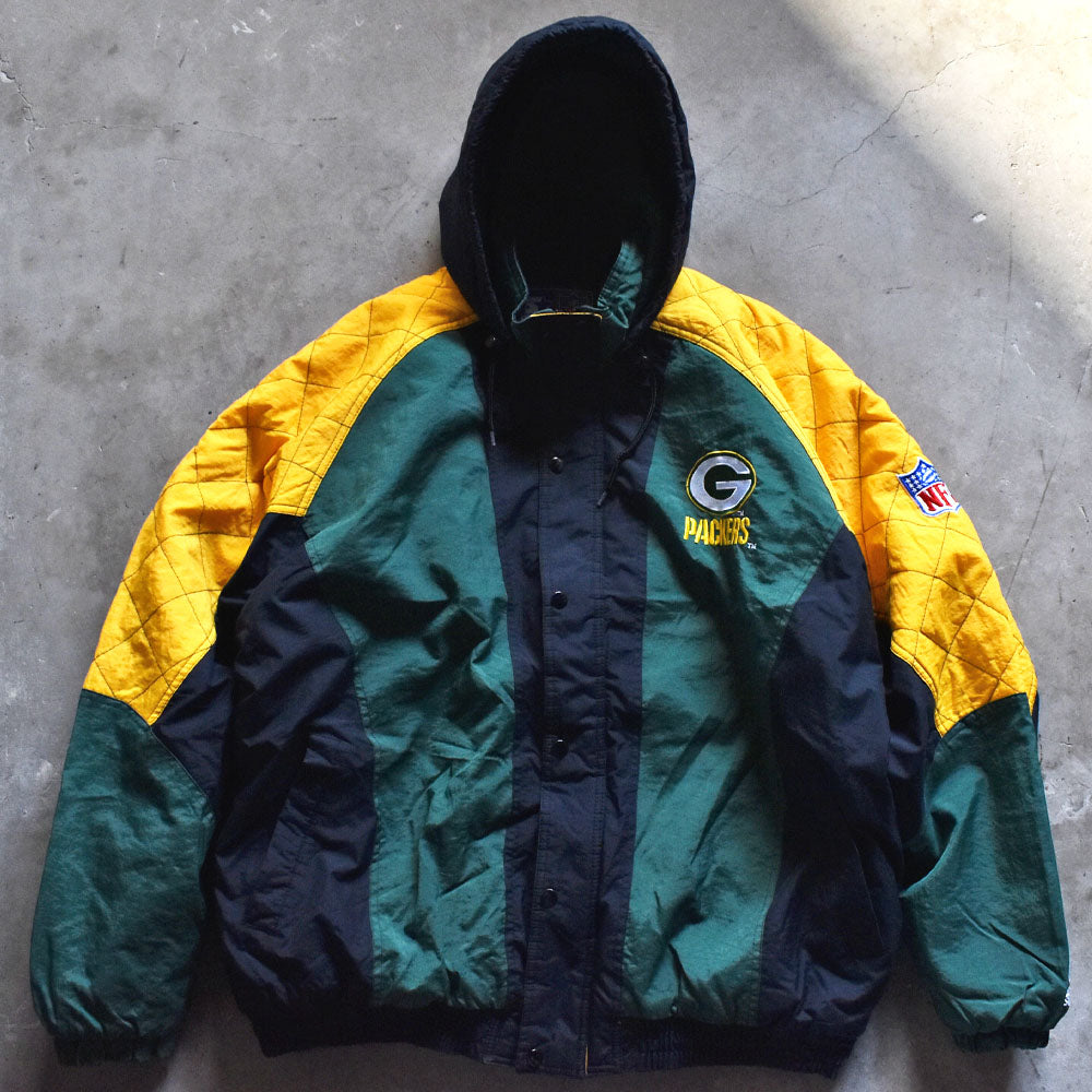 90-00's STARTER “NFL Green Bay Packers” 中綿入り ナイロン