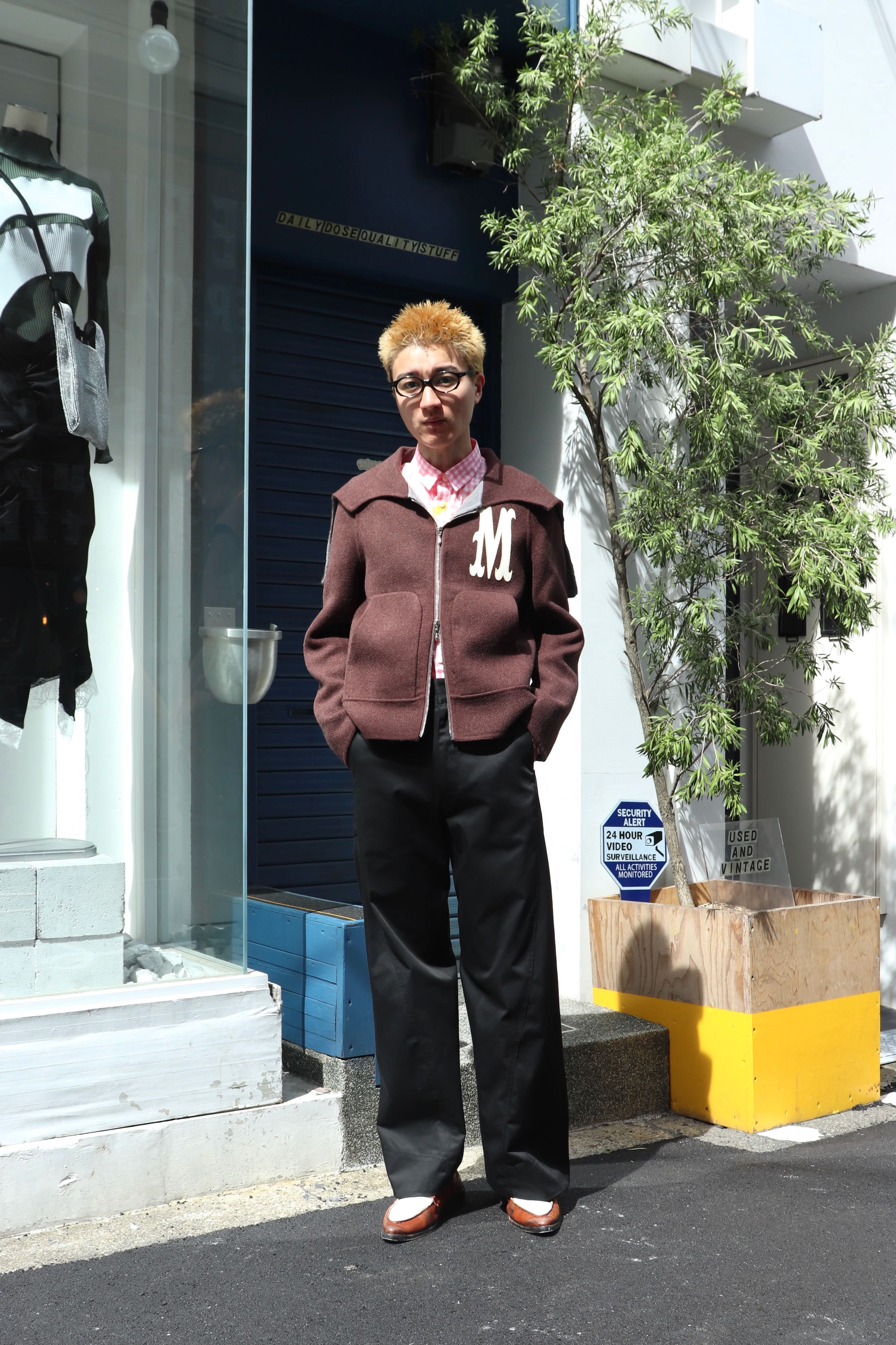 MASU(エムエーエスユー)のBAT COLLAR ZIP-UP JACKET BROWNの通販