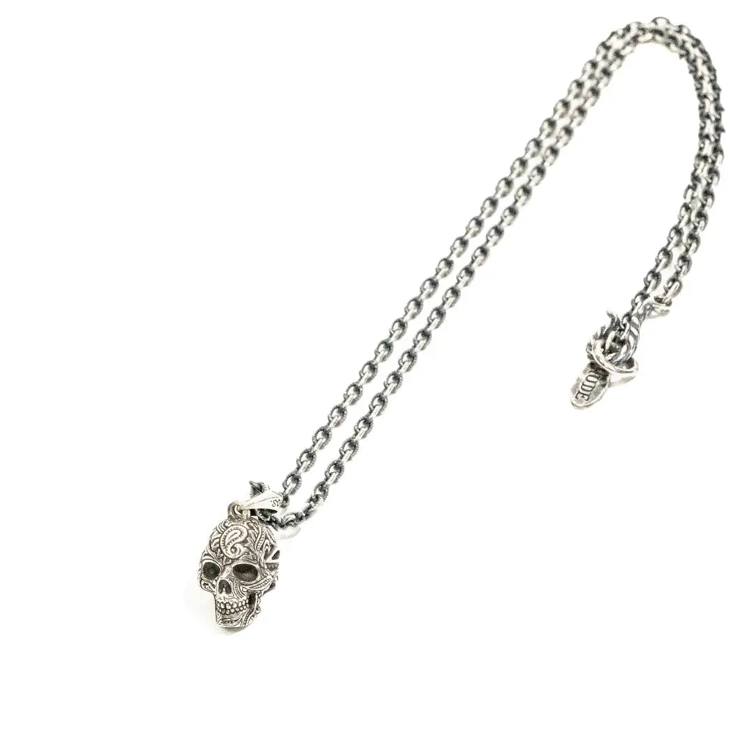 生形真一 - PAISLEY SKULL NECKLACE - RUDE GALLERY OFFICIAL ONLINE SHOP