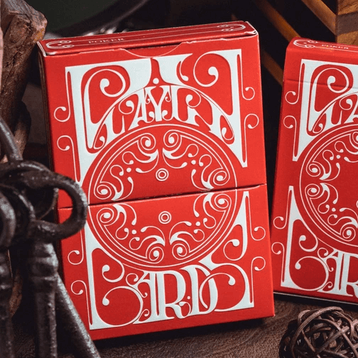 Smoke & Mirrors Playing Cards - Red Deluxe Edition V8 – Rare