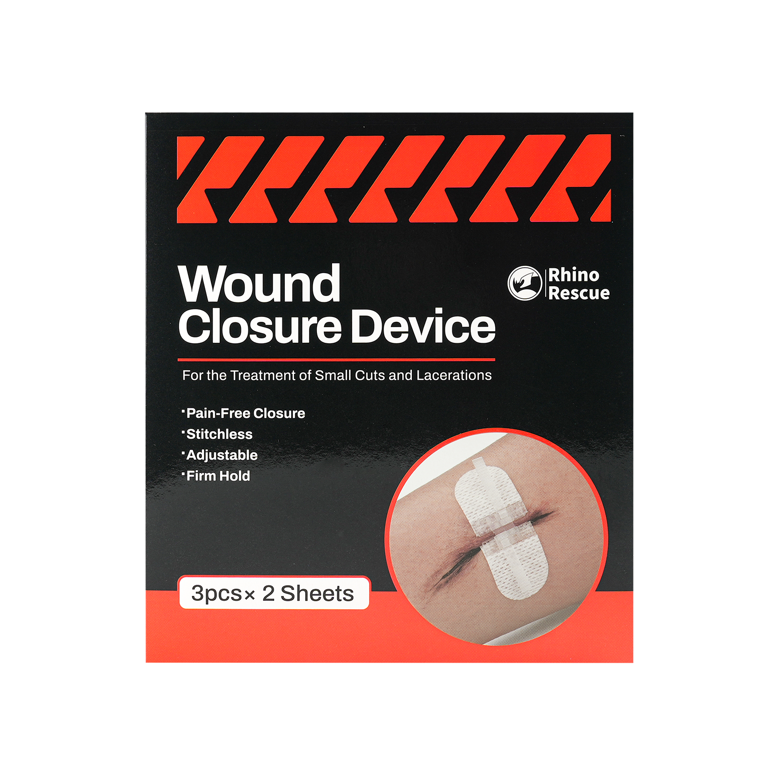 Rhino Zip Stitch – Stitchless Wound Closure | Pain-Free First Aid