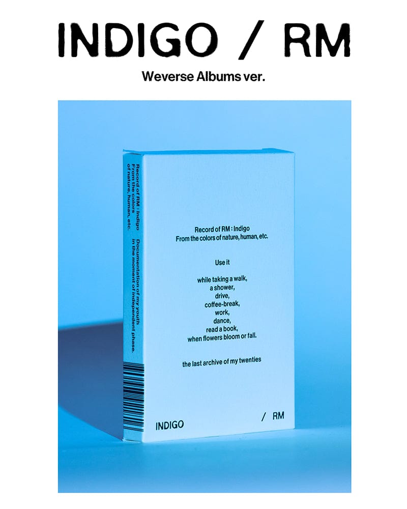 Get RM (BTS) INDIGO Postcard Edition - Weverse Albums Ver. Now!