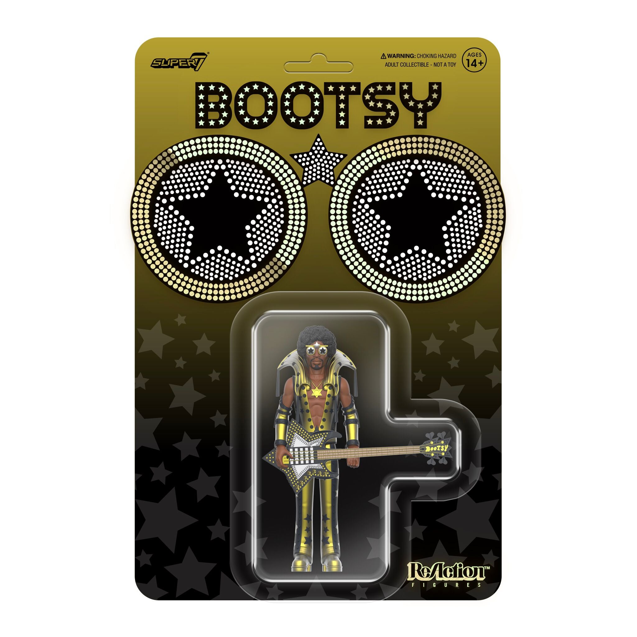 Bootsy Collins ReAction Figures Wave 02 - Bootsy Collins (Black and Go