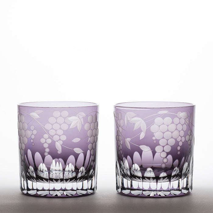 M-155-2V 葡萄文様 オールド ペア – 硝子工房 彩鳳