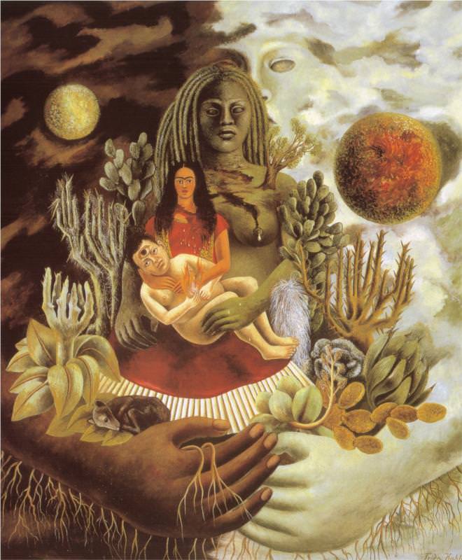 Artworks: The Love Embrace of the Universe, the Earth (Mexico