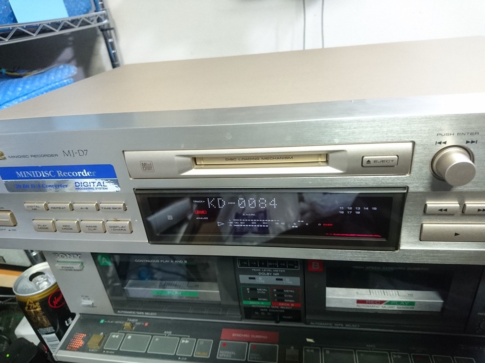 PIONEER MDデッキ MJ-D7 修理 | 自由日記J -ジャンカーへの道-