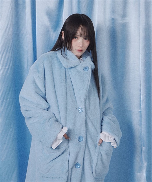 エコファーロングコート | axes femme online shop -outlet-