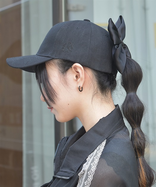 ロゴ刺繍バックリボンキャップ | 雑貨 | axes femme online shop