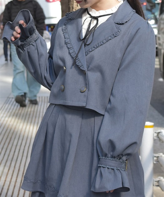 プチフリルショートジャケット | axes femme | axes femme online shop