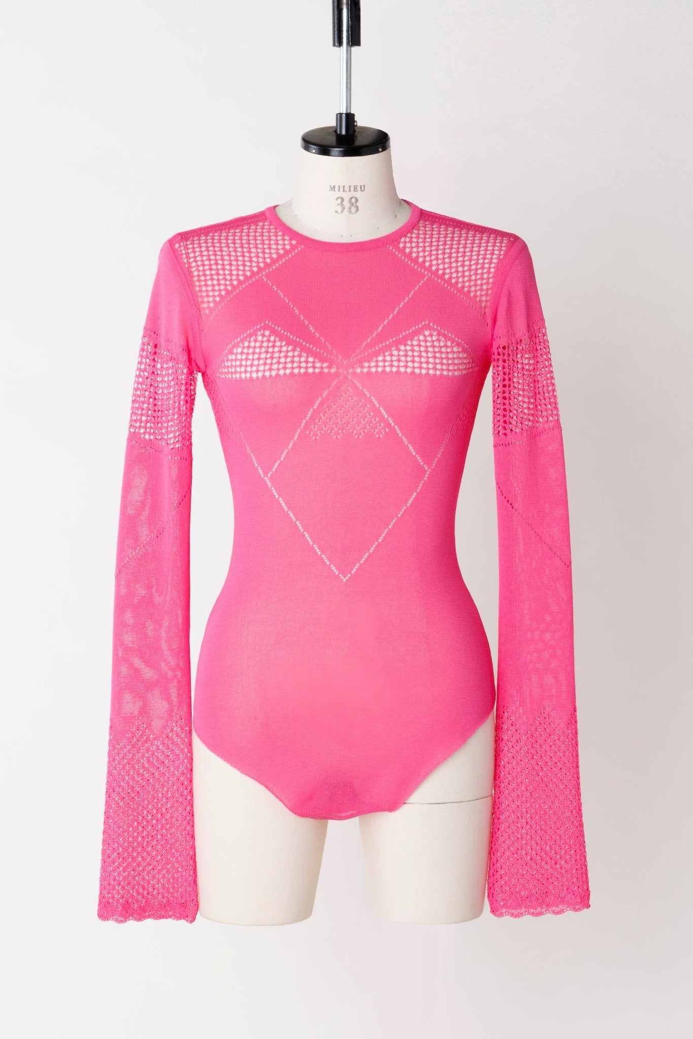 LACE KNIT BODYSUIT – FETICO Official Online Shop