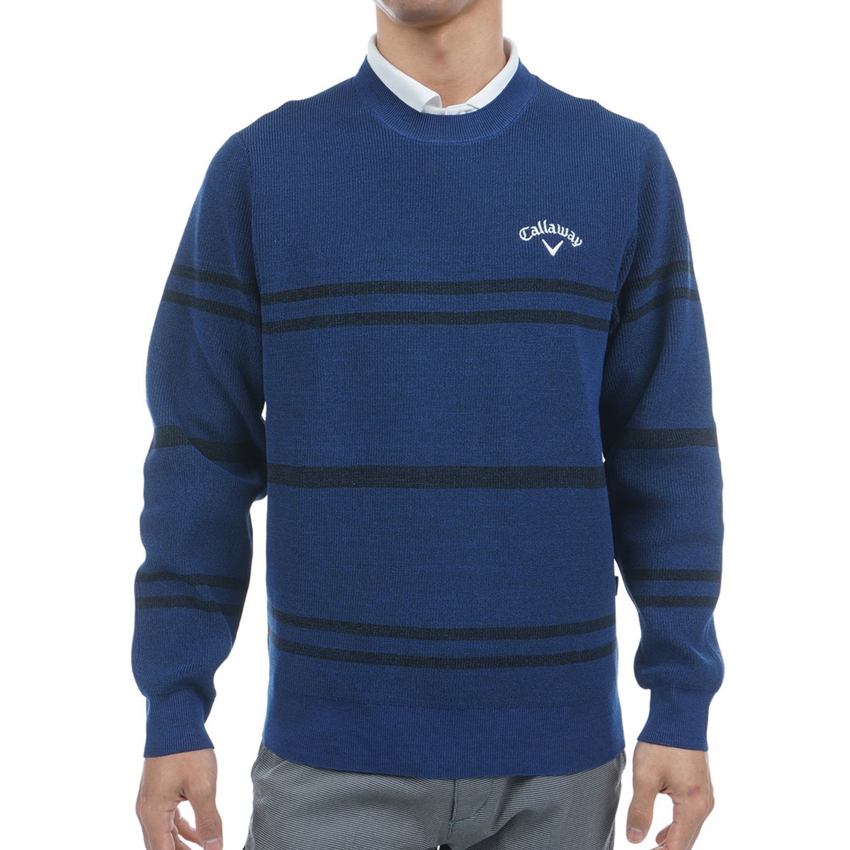 セール・アウトレット】片畦クルーネックセーター(中間着(セーター