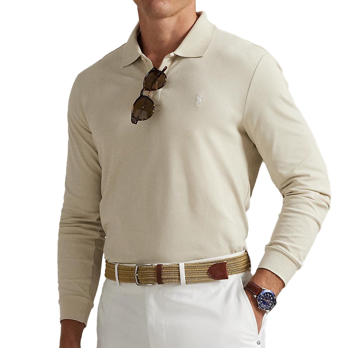 RLX ストレッチ テーラード フィット パフォーマンス 長袖ポロシャツ